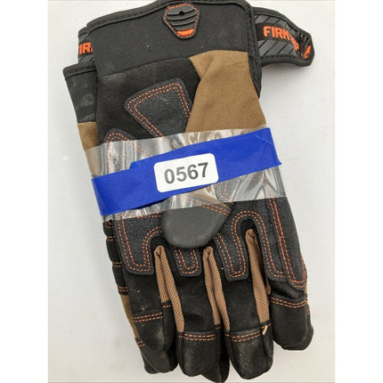 FIRM GRIP Glove Trade Master Men's Large Tan Durable Duck Canvas Back Pair L - Long Island Liquidation