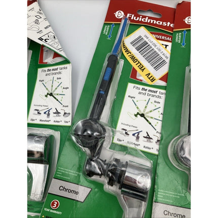 Fluidmaster 641 Perfect Fit Universal Toilet Tank Lever Chrome Model lot - Long Island Liquidation