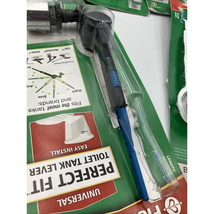 Fluidmaster 641 Perfect Fit Universal Toilet Tank Lever Chrome Model lot - Long Island Liquidation