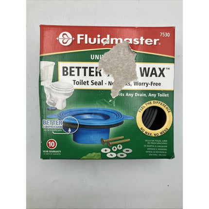 Fluidmaster Better Than Wax Toilet Bowl Gasket Universal & Everbilt Wax Ring. - Long Island Liquidation