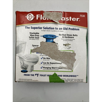 Fluidmaster Better Than Wax Toilet Bowl Gasket Universal & Everbilt Wax Ring. - Long Island Liquidation