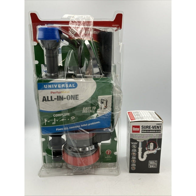 Fluidmaster Universal All In One Kit 10" H 400ARHRK + 1 - 1/2 Sure - Vent Air Valve - Long Island Liquidation