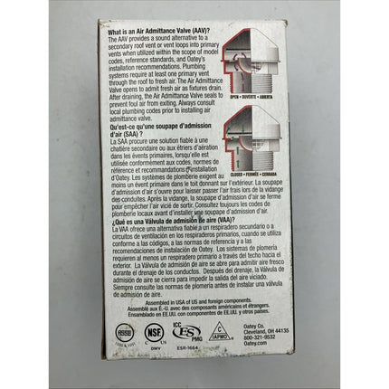 Fluidmaster Universal All In One Kit 10" H 400ARHRK + 1 - 1/2 Sure - Vent Air Valve - Long Island Liquidation