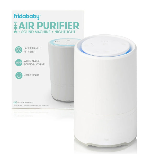 Frida Baby 3 in 1 Air Purifier, Sound Machine, Nightlight | HEPA Air Purifier - Long Island Liquidation