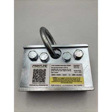 Frontline RO2W 2 - Way Standing Seam Roof Anchor Clamp | Rugged, Reusable+Compact - Long Island Liquidation