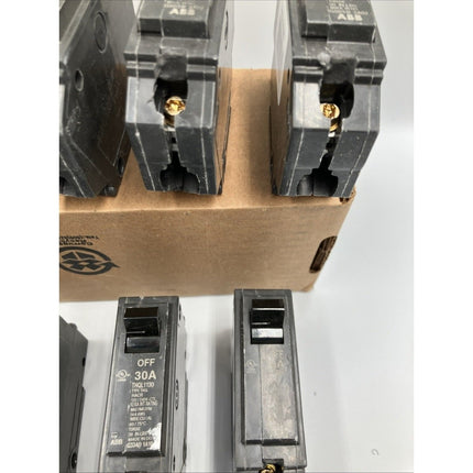 GE ABB | THQL1130 | Breaker | 30 Amp | 120 Volt | 1 Pole bundle of 11 - Long Island Liquidation