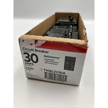 GE ABB | THQL1130 | Breaker | 30 Amp | 120 Volt | 1 Pole bundle of 11 - Long Island Liquidation