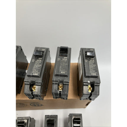 GE ABB | THQL1130 | Breaker | 30 Amp | 120 Volt | 1 Pole bundle of 11 - Long Island Liquidation