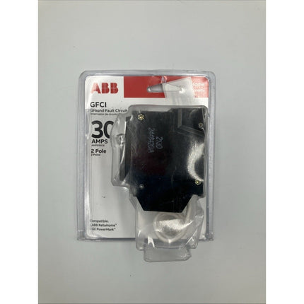 GE ABB THQL2130GFTA 2 Pole 30AMP Plug In GFCI Circuit Breaker - Long Island Liquidation