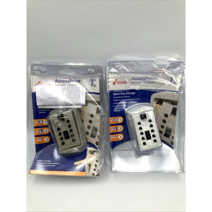 GE Access Point Push Button Wall Mounted Key Storage Safe Keysafe Pair - Long Island Liquidation