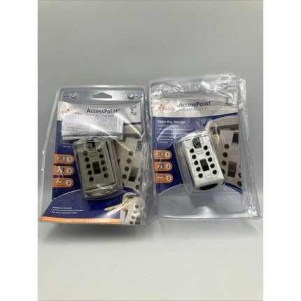 GE Access Point Push Button Wall Mounted Key Storage Safe Keysafe Pair - Long Island Liquidation