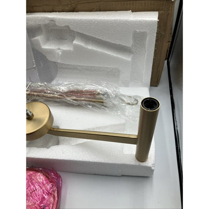 generation lighting chandelier Vector 3 - light Satin Brass Hanging - Long Island Liquidation