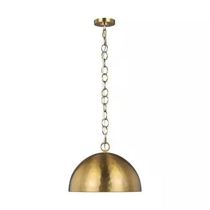 Generation Lighting Whare 1 - Light Burnished Brass Medium Pendant EP1241BBS - Long Island Liquidation