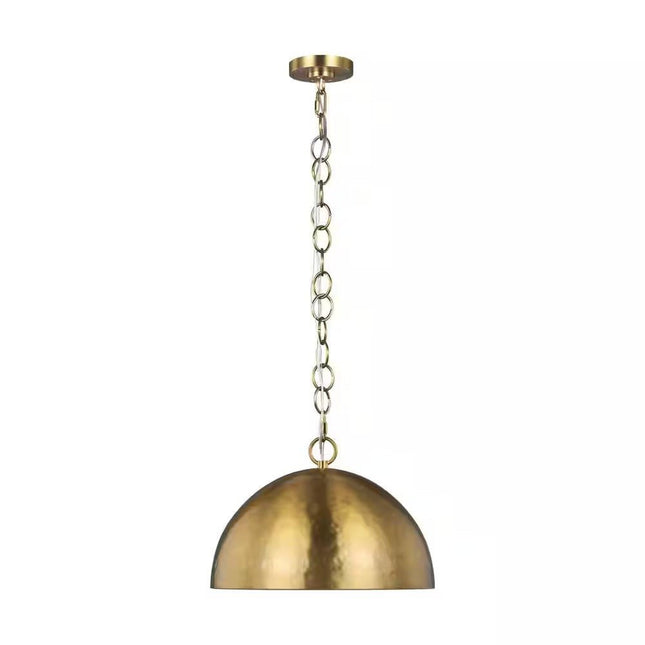 Generation Lighting Whare 1 - Light Burnished Brass Medium Pendant EP1241BBS - Long Island Liquidation