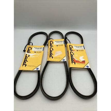 Genuine Cub Cadet Snow Blower Auger Drive Belt lot of 3 - Long Island Liquidation