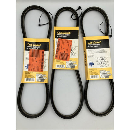 Genuine Cub Cadet Snow Blower Auger Drive Belt lot of 3 - Long Island Liquidation