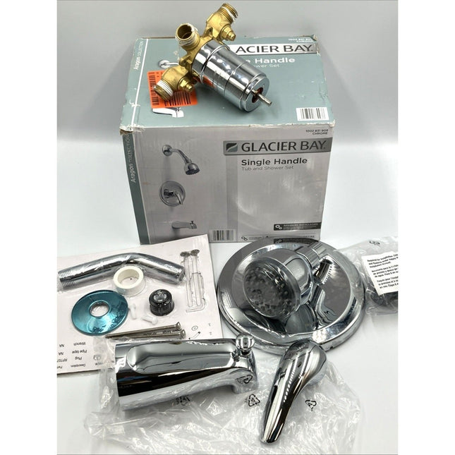 Glacier Bay Aragon 1 - Spray Shower Faucet in Chrome - Long Island Liquidation
