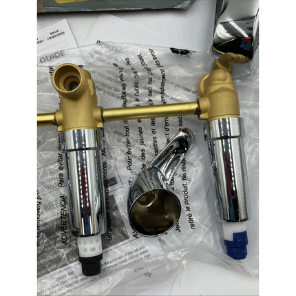 Glacier Bay Aragon 3 - Handle 1 - Spray Tub and Shower Faucet Chrome Valve C2 - Long Island Liquidation