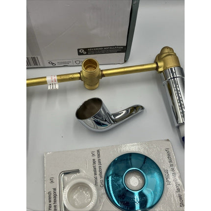 Glacier Bay Aragon Double Handle 1 - Spray Tub & Shower Faucet 1.8 GPM in Chrome - Long Island Liquidation