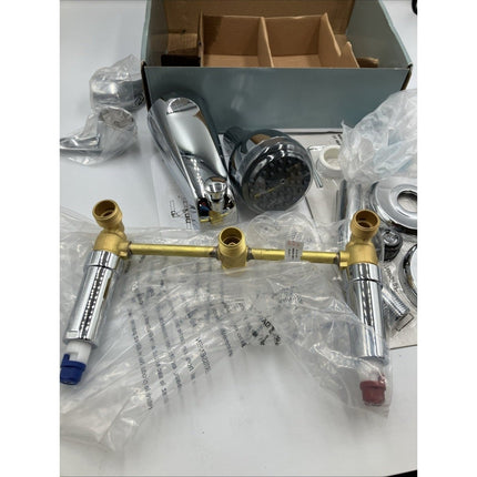 Glacier Bay Aragon Tub and Shower set in Chrome,1002 910 927, Open Box - Long Island Liquidation