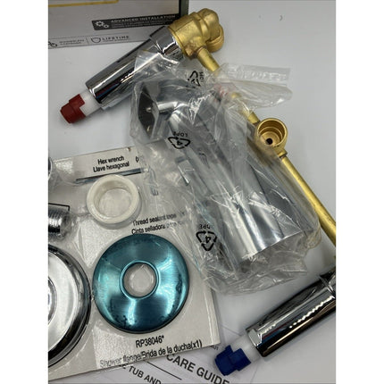 Glacier Bay Aragon Two - Handle Tub and Shower Faucet 1.8 GPM in Chrome - Long Island Liquidation