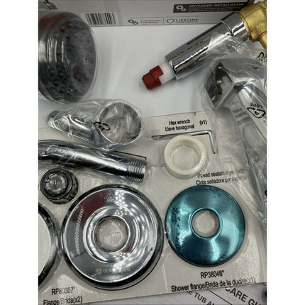 Glacier Bay Aragon Two - Handle Tub and Shower Faucet 1.8 GPM in Chrome - Long Island Liquidation