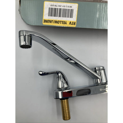 Glacier Bay Constructor Standard Kitchen Faucet Chrome 2 - Handle HD67099 - 0B01 - Long Island Liquidation