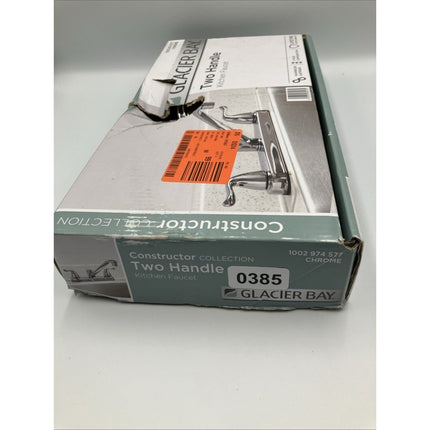 Glacier Bay Constructor Standard Kitchen Faucet Chrome 2 - Handle HD67099 - 0B01 - Long Island Liquidation