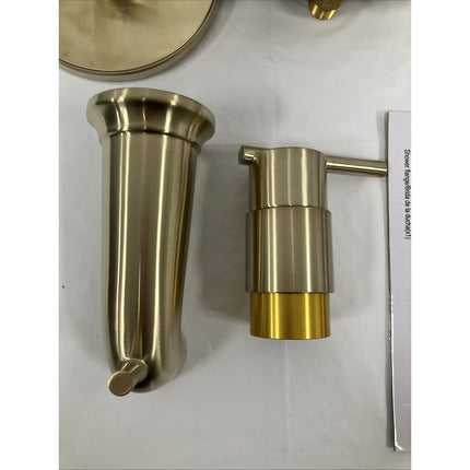 Glacier Bay Dorind Tub & Shower Faucet w/Valve Matte Gold 1 - Handle - Long Island Liquidation