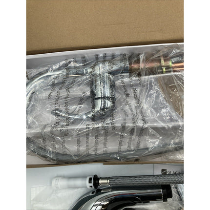 Glacier Bay Dunning Pull - Out Laundry Faucet w/ Dual Spray Chrome 1005409732 - Long Island Liquidation