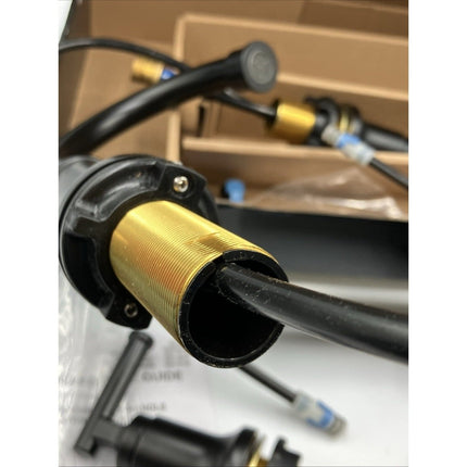 Glacier Bay Oswell 8 in. Widespread Double - Handle Bathroom Faucet in Matte Black - Long Island Liquidation