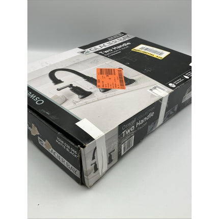 Glacier Bay Oswell 8 in. Widespread Double - Handle Bathroom Faucet in Matte Black - Long Island Liquidation