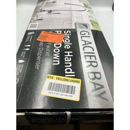 Glacier Bay Paulina Single - Handle Pull - Down Sprayer Kitchen Faucet - Long Island Liquidation