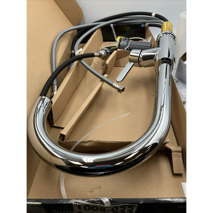 Glacier Bay Paulina Single - Handle Pull - Down Sprayer Kitchen Faucet - Long Island Liquidation