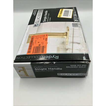 Glacier Bay Single - Handle Bathroom Faucet Brushed Gold 1008153492 - Long Island Liquidation