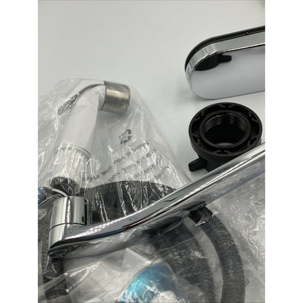 Glacier Bay Single - Handle Kitchen Faucet Side Sprayer Chrome 1008011207 - Long Island Liquidation