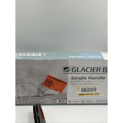 Glacier Bay Single - Handle Kitchen Faucet Side Sprayer Chrome 1008011207 - Long Island Liquidation