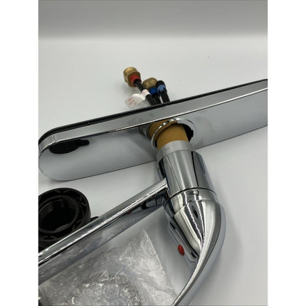 Glacier Bay Single - Handle Kitchen Faucet Side Sprayer Chrome 1008011207 - Long Island Liquidation
