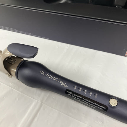 Gold Pro Curling Iron by Bio Ionic for Women - 1.25 Inch Curling Iron - Long Island Liquidation