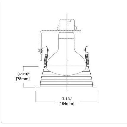 Halo 310 Series 6 in. White Recessed Ceiling Light Fixture Trim with (6packs) - Long Island Liquidation