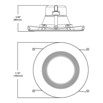 Halo (4) pack 6 inch Canless Integrated LED Recessed Light - Contractor Pack - Long Island Liquidation