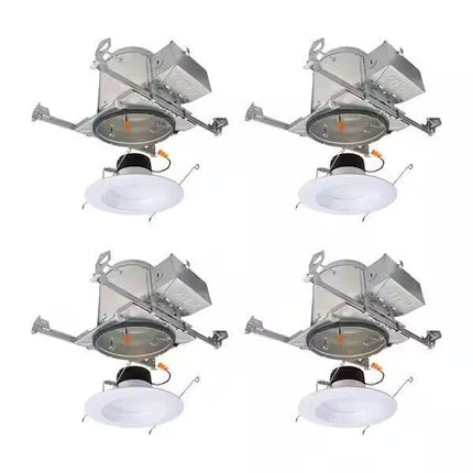 Halo (4) pack 6 inch Canless Integrated LED Recessed Light - Contractor Pack - Long Island Liquidation