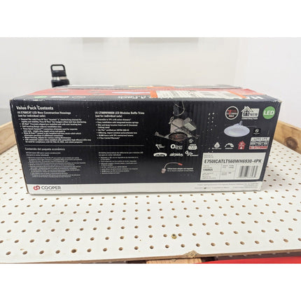 Halo (4) pack 6 inch Canless Integrated LED Recessed Light - Contractor Pack - Long Island Liquidation