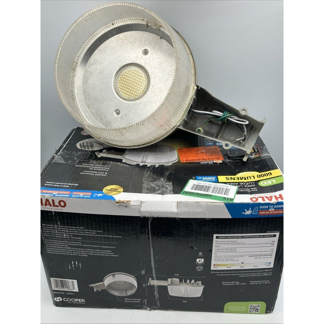 Halo Dusk to Dawn Integrated LED Area Light/Flood Light Gray ALS60CD2D - Long Island Liquidation