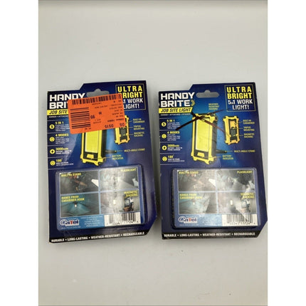 Handy Brite LED Job Site Light, 5 in 1 Work Light pair - Long Island Liquidation