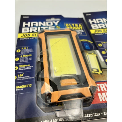 Handy Brite LED Job Site Light, 5 in 1 Work Light pair - Long Island Liquidation