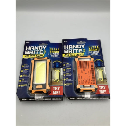 Handy Brite LED Job Site Light, 5 in 1 Work Light pair - Long Island Liquidation