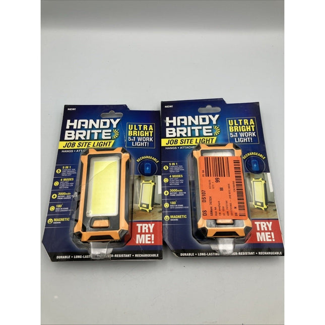 Handy Brite LED Job Site Light, 5 in 1 Work Light pair - Long Island Liquidation