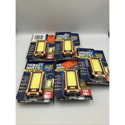 Handy Brite LED Job Site Light, 5 in Work Light lot of 5 - Long Island Liquidation