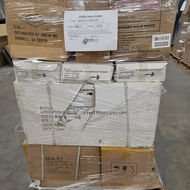 HBA Pallet HBA111 - Long Island Liquidation